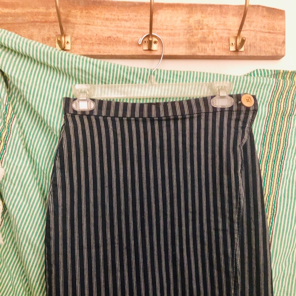 Urban Outfitters Midi Length Jean Wrap Skirt!